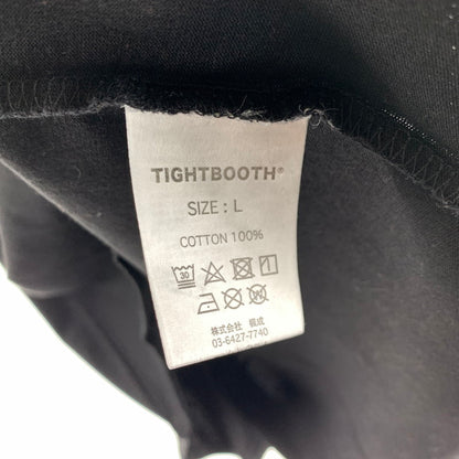 【中古品】【メンズ】 TIGHTBOOTH PRODUCTION タイトブース プロダクション THA BLUE HERB COLLAB 7SLEEVE TEE 7分丈 シャツ BLACK SIZE:L アンダーグラウンドVSアマチュア ※毛の付着・脇下に穴あり 142-260818-io-12-fuzh カラー：ブラック 万代Net店