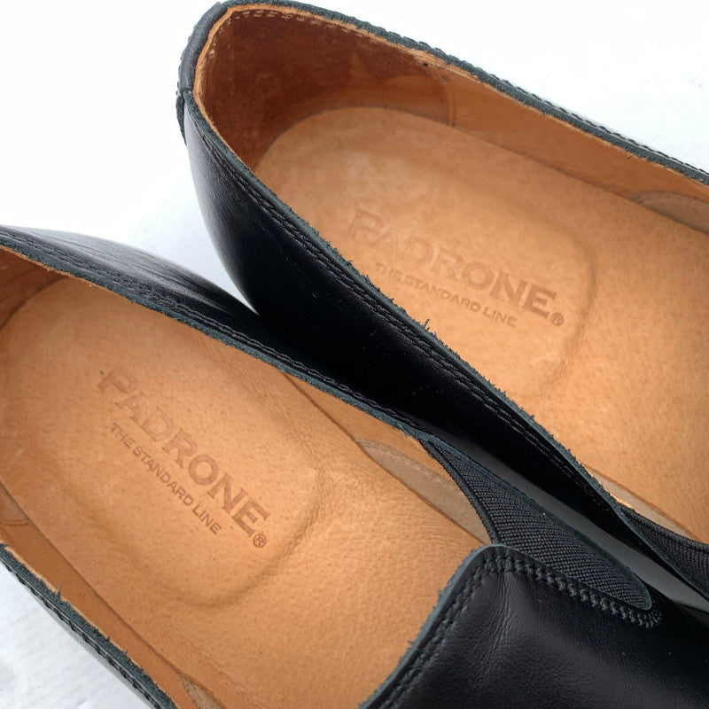 【中古品】【メンズ】 PADRONE パドローネ THE STANDARD LINE PN8054-2202-25A SIDE GORE SHOES BLACK SIZE:42 箱有 サイドゴア シューズ ※シワ・踵内側ベタつき・箱傷み有 靴 164-260811-io-61-fuzh カラー：ブラック 万代Net店