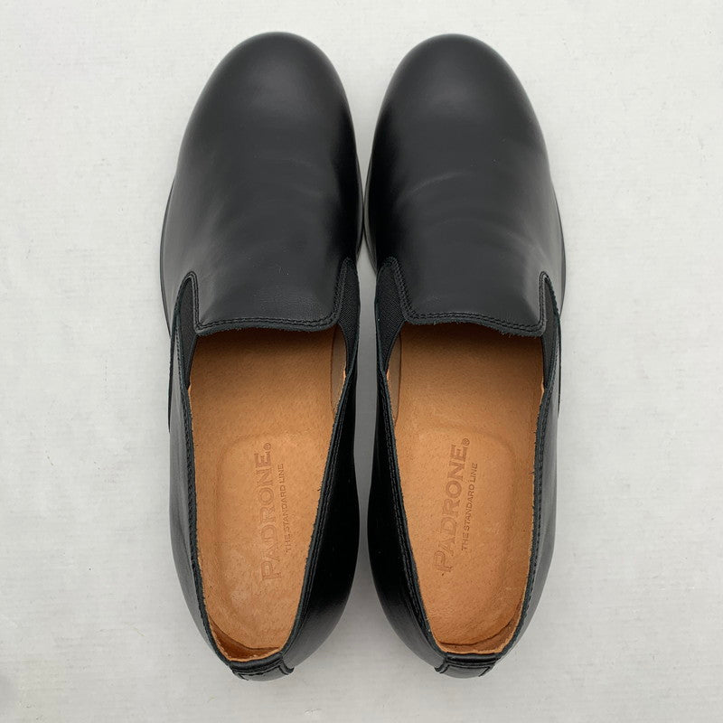【中古品】【メンズ】 PADRONE パドローネ THE STANDARD LINE PN8054-2202-25A SIDE GORE SHOES BLACK SIZE:42 箱有 サイドゴア シューズ ※シワ・踵内側ベタつき・箱傷み有 靴 164-260811-io-61-fuzh カラー：ブラック 万代Net店