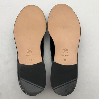 【中古品】【メンズ】 PADRONE パドローネ THE STANDARD LINE PN8054-2202-25A SIDE GORE SHOES BLACK SIZE:42 箱有 サイドゴア シューズ ※シワ・踵内側ベタつき・箱傷み有 靴 164-260811-io-61-fuzh カラー：ブラック 万代Net店
