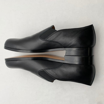 【中古品】【メンズ】 PADRONE パドローネ THE STANDARD LINE PN8054-2202-25A SIDE GORE SHOES BLACK SIZE:42 箱有 サイドゴア シューズ ※シワ・踵内側ベタつき・箱傷み有 靴 164-260811-io-61-fuzh カラー：ブラック 万代Net店