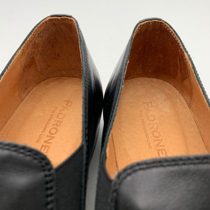 【中古品】【メンズ】 PADRONE パドローネ THE STANDARD LINE PN8054-2202-25A SIDE GORE SHOES BLACK SIZE:42 箱有 サイドゴア シューズ ※シワ・踵内側ベタつき・箱傷み有 靴 164-260811-io-61-fuzh カラー：ブラック 万代Net店