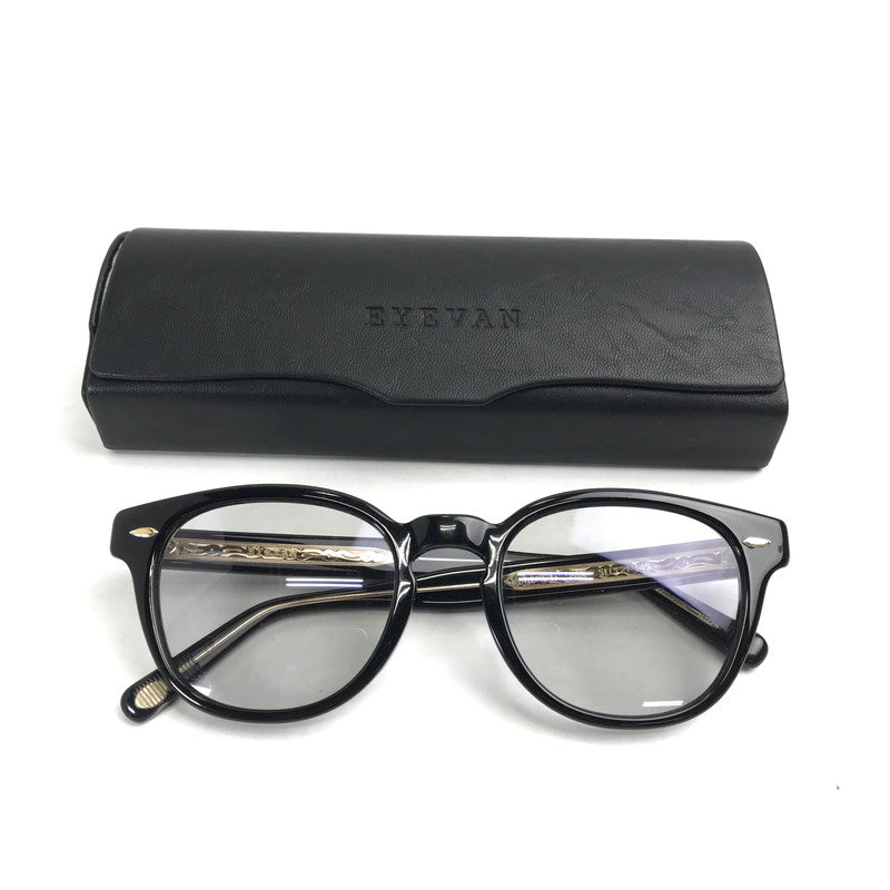 【中古品】【メンズ】 EYEVAN アイヴァン WEBB51 SUNGLASSES サングラス 本体カラーBLACK ケース付属 203-260808-ky-52-fuzh 万代Net店
