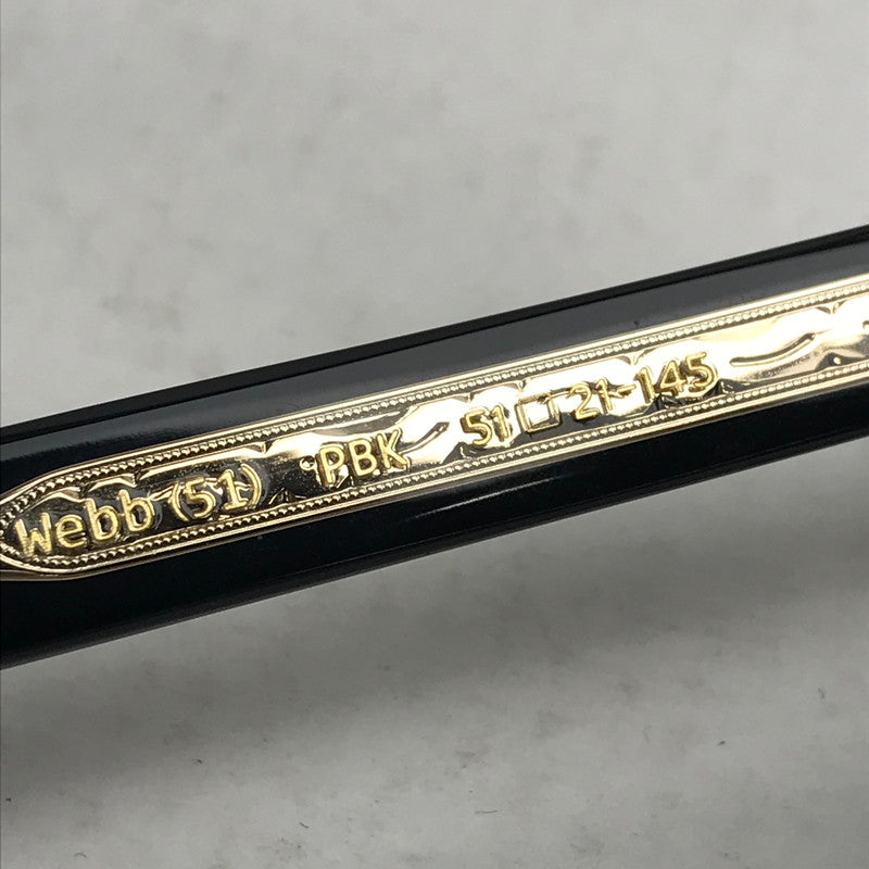 【中古品】【メンズ】 EYEVAN アイヴァン WEBB51 SUNGLASSES サングラス 本体カラーBLACK ケース付属 203-260808-ky-52-fuzh 万代Net店