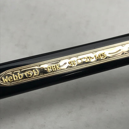 【中古品】【メンズ】 EYEVAN アイヴァン WEBB51 SUNGLASSES サングラス 本体カラーBLACK ケース付属 203-260808-ky-52-fuzh 万代Net店