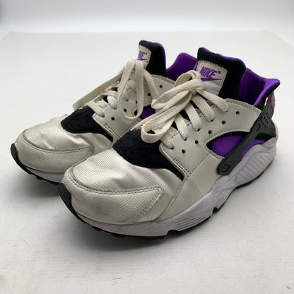 【中古品】【レディース】 NIKE ナイキ AH8049-001 AIR HUARACHE RUN 91 QS WHITE.PURPLE SIZE:23.5cm スニーカー 靴 ※使用感あり 166-260811-io-64-fuzh カラー：ホワイトパープル 万代Net店
