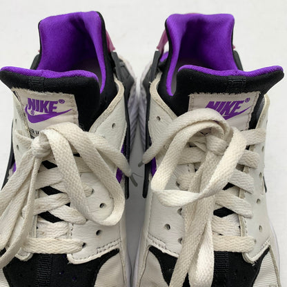 【中古品】【レディース】 NIKE ナイキ AH8049-001 AIR HUARACHE RUN 91 QS WHITE.PURPLE SIZE:23.5cm スニーカー 靴 ※使用感あり 166-260811-io-64-fuzh カラー：ホワイトパープル 万代Net店