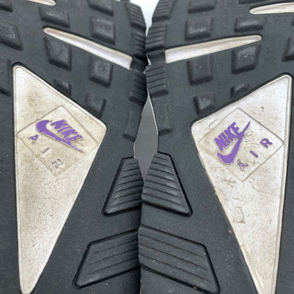 【中古品】【レディース】 NIKE ナイキ AH8049-001 AIR HUARACHE RUN 91 QS WHITE.PURPLE SIZE:23.5cm スニーカー 靴 ※使用感あり 166-260811-io-64-fuzh カラー：ホワイトパープル 万代Net店