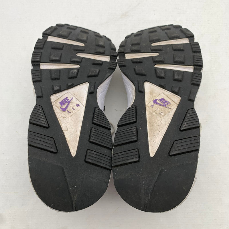 【中古品】【レディース】 NIKE ナイキ AH8049-001 AIR HUARACHE RUN 91 QS WHITE.PURPLE SIZE:23.5cm スニーカー 靴 ※使用感あり 166-260811-io-64-fuzh カラー：ホワイトパープル 万代Net店