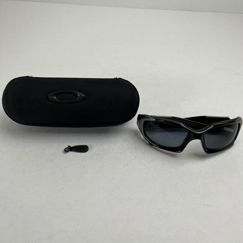 【中古品】【メンズ】 OAKLEY オークリー 03-304 PITBOSS SUNGLASSES カラーBLACK ガンメタ ケースZIP破損あり サングラス 203-260809-ky-10-fuz 万代Net店