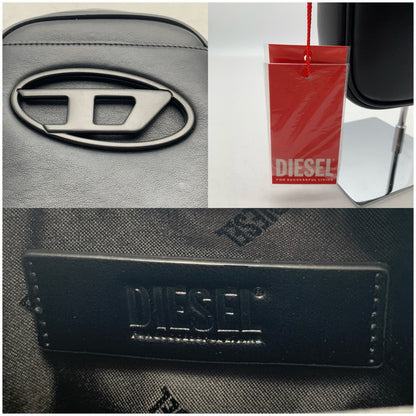 【中古美品】【メンズ】 DIESEL ディーゼル Dロゴプレート ショルダーバッグ クロスボディバッグ タグ付 カバン 188-260809-mh-09-fuzh カラー：ブラック 万代Net店