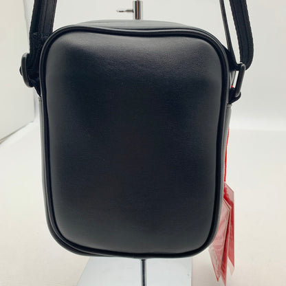 【中古美品】【メンズ】 DIESEL ディーゼル Dロゴプレート ショルダーバッグ クロスボディバッグ タグ付 カバン 188-260809-mh-09-fuzh カラー：ブラック 万代Net店