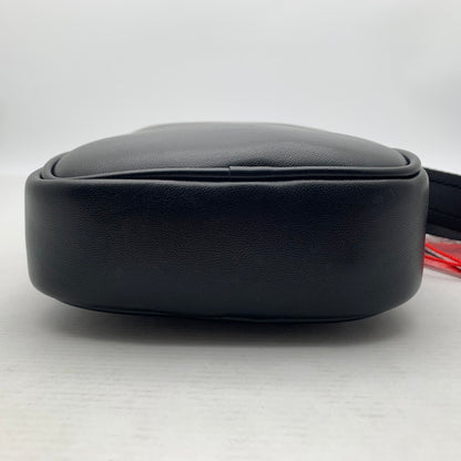 【中古美品】【メンズ】 DIESEL ディーゼル Dロゴプレート ショルダーバッグ クロスボディバッグ タグ付 カバン 188-260809-mh-09-fuzh カラー：ブラック 万代Net店