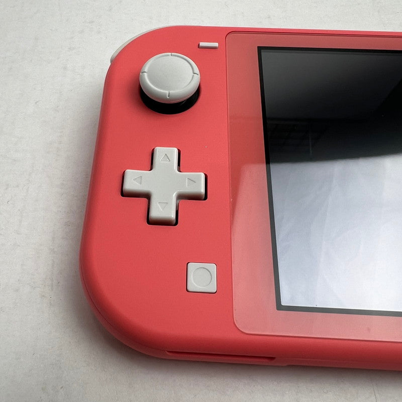 【中古品】 Switch Lite 本体 あつまれ どうぶつの森セット　～しずえアロハ柄～ セーフティーガイド欠品 034-260809-ky-02-fuz 万代Net店
