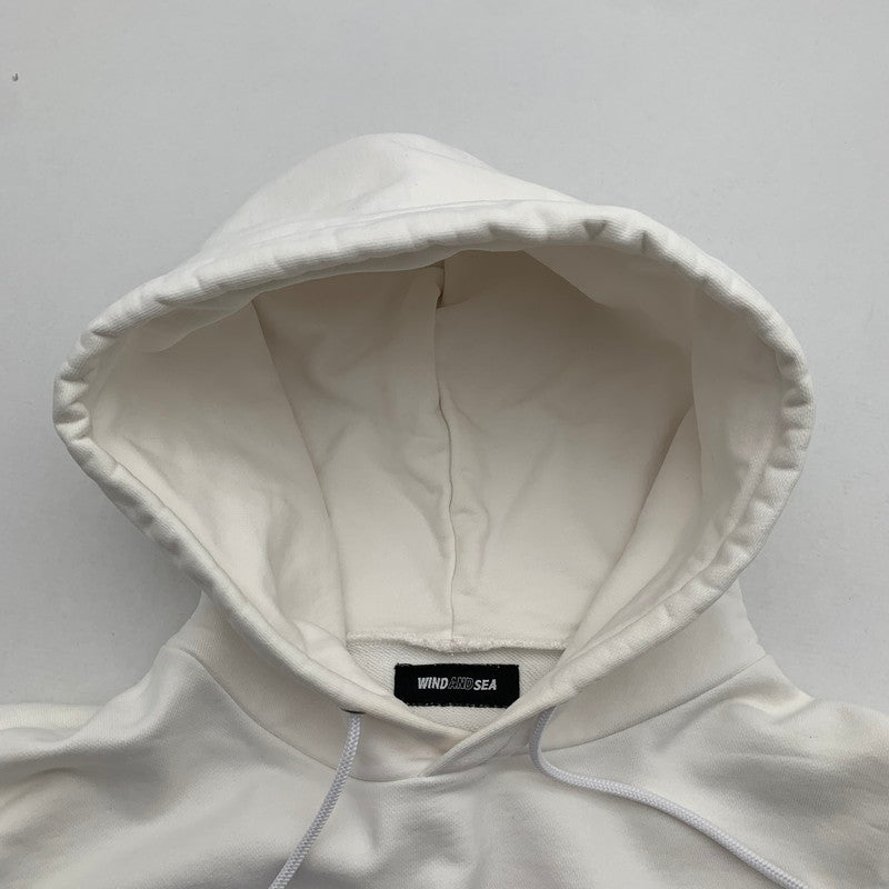 【中古品】【メンズ】 WIND AND SEA ウィンダンシー WDS-SEA-21A-01 21AW SEA HOODIE パーカー フーディ トップス 古着 142-260809-mh-03-fuzh サイズ：L カラー：ホワイト 万代Net店
