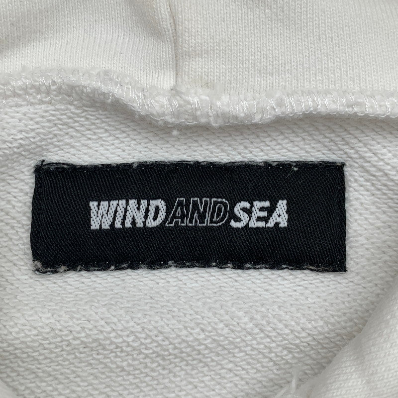 【中古品】【メンズ】 WIND AND SEA ウィンダンシー WDS-SEA-21A-01 21AW SEA HOODIE パーカー フーディ トップス 古着 142-260809-mh-03-fuzh サイズ：L カラー：ホワイト 万代Net店