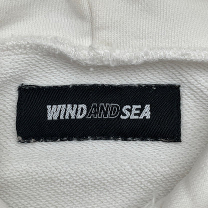 【中古品】【メンズ】 WIND AND SEA ウィンダンシー WDS-SEA-21A-01 21AW SEA HOODIE パーカー フーディ トップス 古着 142-260809-mh-03-fuzh サイズ：L カラー：ホワイト 万代Net店