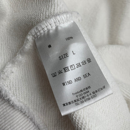 【中古品】【メンズ】 WIND AND SEA ウィンダンシー WDS-SEA-21A-01 21AW SEA HOODIE パーカー フーディ トップス 古着 142-260809-mh-03-fuzh サイズ：L カラー：ホワイト 万代Net店