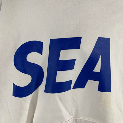 【中古品】【メンズ】 WIND AND SEA ウィンダンシー WDS-SEA-21A-01 21AW SEA HOODIE パーカー フーディ トップス 古着 142-260809-mh-03-fuzh サイズ：L カラー：ホワイト 万代Net店