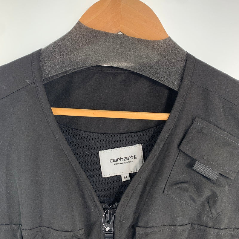 【中古品】【メンズ】 CARHARTT カーハート WIP ELMWOOD VEST エルムウッド ベスト トップス 古着 145-260809-mh-06-fuzh サイズ：M カラー：ブラック 万代Net店