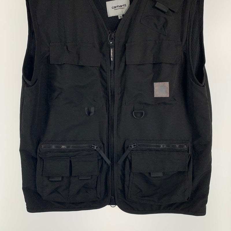 【中古品】【メンズ】 CARHARTT カーハート WIP ELMWOOD VEST エルムウッド ベスト トップス 古着 145-260809-mh-06-fuzh サイズ：M カラー：ブラック 万代Net店