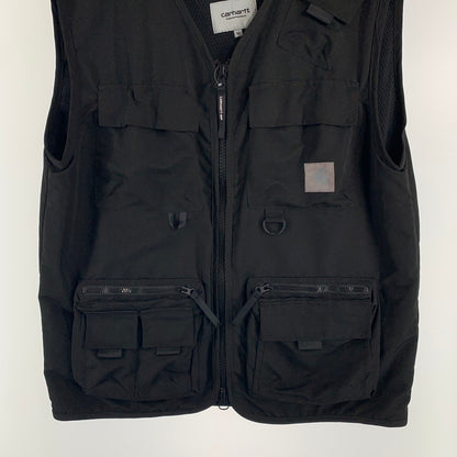 【中古品】【メンズ】 CARHARTT カーハート WIP ELMWOOD VEST エルムウッド ベスト トップス 古着 145-260809-mh-06-fuzh サイズ：M カラー：ブラック 万代Net店