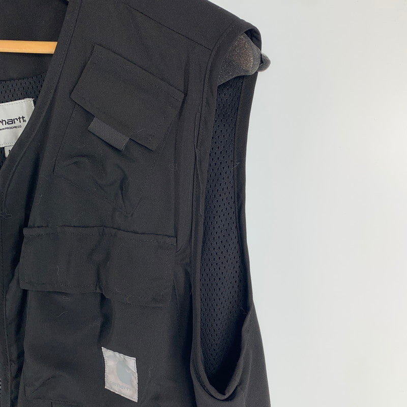 【中古品】【メンズ】 CARHARTT カーハート WIP ELMWOOD VEST エルムウッド ベスト トップス 古着 145-260809-mh-06-fuzh サイズ：M カラー：ブラック 万代Net店