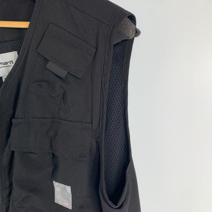【中古品】【メンズ】 CARHARTT カーハート WIP ELMWOOD VEST エルムウッド ベスト トップス 古着 145-260809-mh-06-fuzh サイズ：M カラー：ブラック 万代Net店