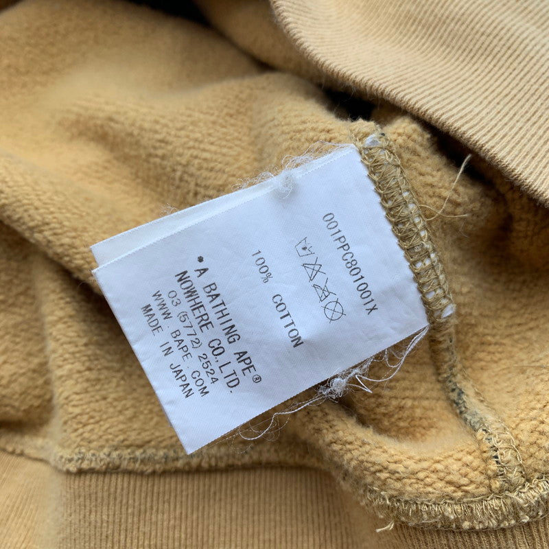 【中古品】【メンズ】 A BATHING APE アベイシング エイプ 001PPC801001X FIRST CAMO HOODIE BAPEストーン パーカー フーディ トップス 古着 142-260809-mh-02-fuzh サイズ：L カラー：カモ柄 万代Net店
