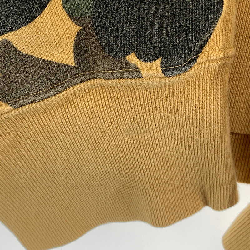 【中古品】【メンズ】 A BATHING APE アベイシング エイプ 001PPC801001X FIRST CAMO HOODIE BAPEストーン パーカー フーディ トップス 古着 142-260809-mh-02-fuzh サイズ：L カラー：カモ柄 万代Net店