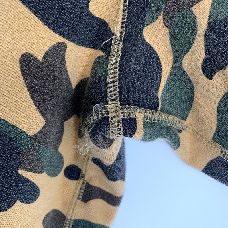 【中古品】【メンズ】 A BATHING APE アベイシング エイプ 001PPC801001X FIRST CAMO HOODIE BAPEストーン パーカー フーディ トップス 古着 142-260809-mh-02-fuzh サイズ：L カラー：カモ柄 万代Net店