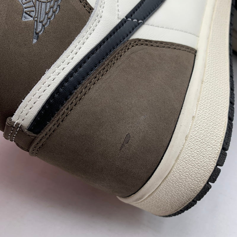 【中古品】【メンズ】 NIKE ナイキ 555088-105 AIR JORDAN 1 HIGH OG "SAIL DARK MOCHA BLACK" エアジョーダン1 ハイ セイル スニーカー 靴 160-260809-mh-12-fuzh サイズ：26.5cm カラー：ダークモカ・ブラック 万代Net店