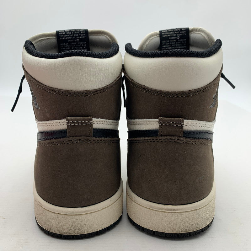 【中古品】【メンズ】 NIKE ナイキ 555088-105 AIR JORDAN 1 HIGH OG "SAIL DARK MOCHA BLACK" エアジョーダン1 ハイ セイル スニーカー 靴 160-260809-mh-12-fuzh サイズ：26.5cm カラー：ダークモカ・ブラック 万代Net店