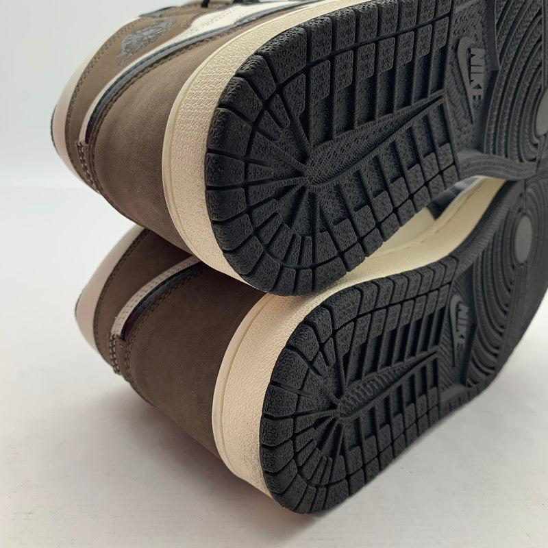 【中古品】【メンズ】 NIKE ナイキ 555088-105 AIR JORDAN 1 HIGH OG "SAIL DARK MOCHA BLACK" エアジョーダン1 ハイ セイル スニーカー 靴 160-260809-mh-12-fuzh サイズ：26.5cm カラー：ダークモカ・ブラック 万代Net店