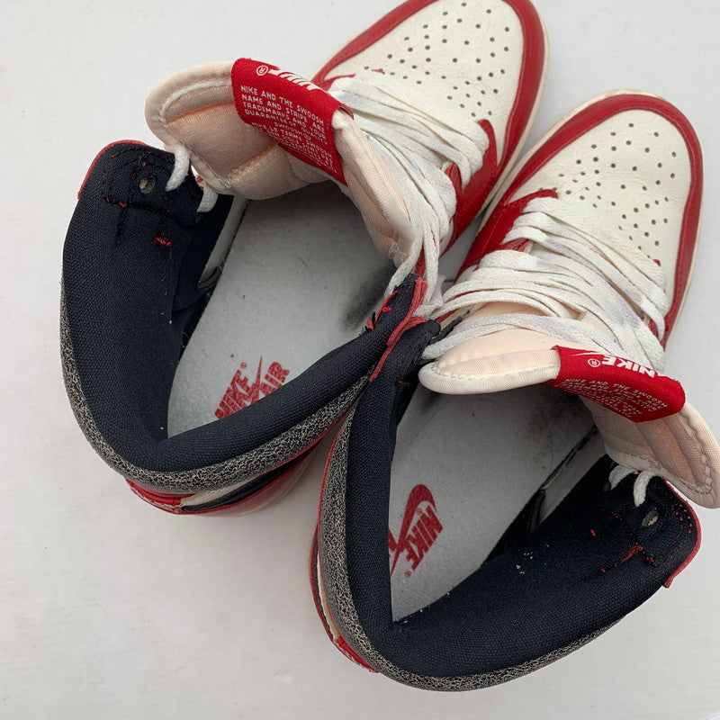 【中古品】【メンズ】 NIKE ナイキ DZ5485-612 AIR JORDAN 1 HIGH OG LOST＆FOUND CHICAGO AJ 1 エアジョーダン1 ハイ シカゴ スニーカー 靴 160-260809-mh-11-fuzh サイズ：26.5cm カラー：ホワイト・レッド 万代Net店