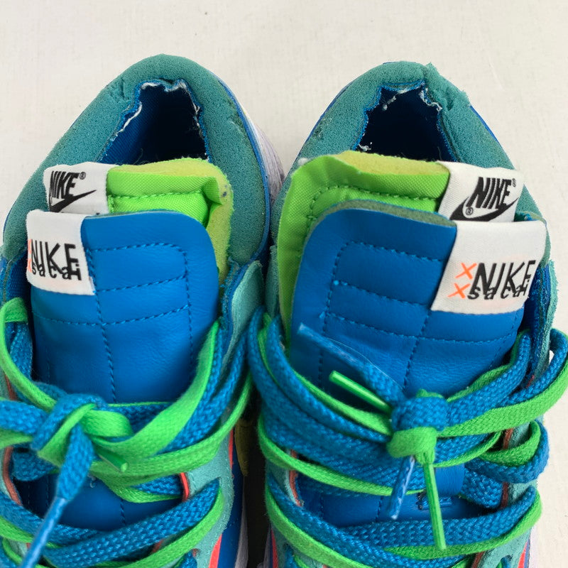 【中古品】【メンズ】 NIKE ナイキ DM7901-400 ×KAWS×SACAI BLAZER LOW NEPTUNE BLUE スニーカー 靴 27.0cm ※使用感あり 160-260903-io-06-fuzh カラー：ブルー 万代Net店