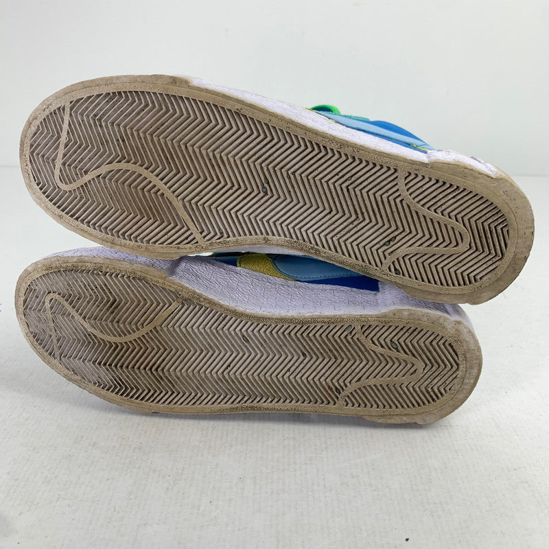【中古品】【メンズ】 NIKE ナイキ DM7901-400 ×KAWS×SACAI BLAZER LOW NEPTUNE BLUE スニーカー 靴 27.0cm ※使用感あり 160-260903-io-06-fuzh カラー：ブルー 万代Net店