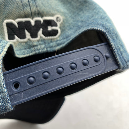 【中古品】【メンズ】 NEWERA ニューエラ 9FORTY CAP INDIGO A-FRAME NYC 帽子 キャップ ※汚れあり 185-260811-io-52-fuzh カラー：インディゴ 万代Net店