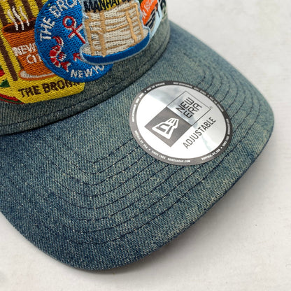 【中古品】【メンズ】 NEWERA ニューエラ 9FORTY CAP INDIGO A-FRAME NYC 帽子 キャップ ※汚れあり 185-260811-io-52-fuzh カラー：インディゴ 万代Net店