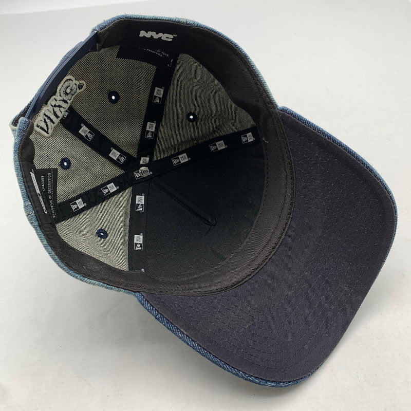 【中古品】【メンズ】 NEWERA ニューエラ 9FORTY CAP INDIGO A-FRAME NYC 帽子 キャップ ※汚れあり 185-260811-io-52-fuzh カラー：インディゴ 万代Net店