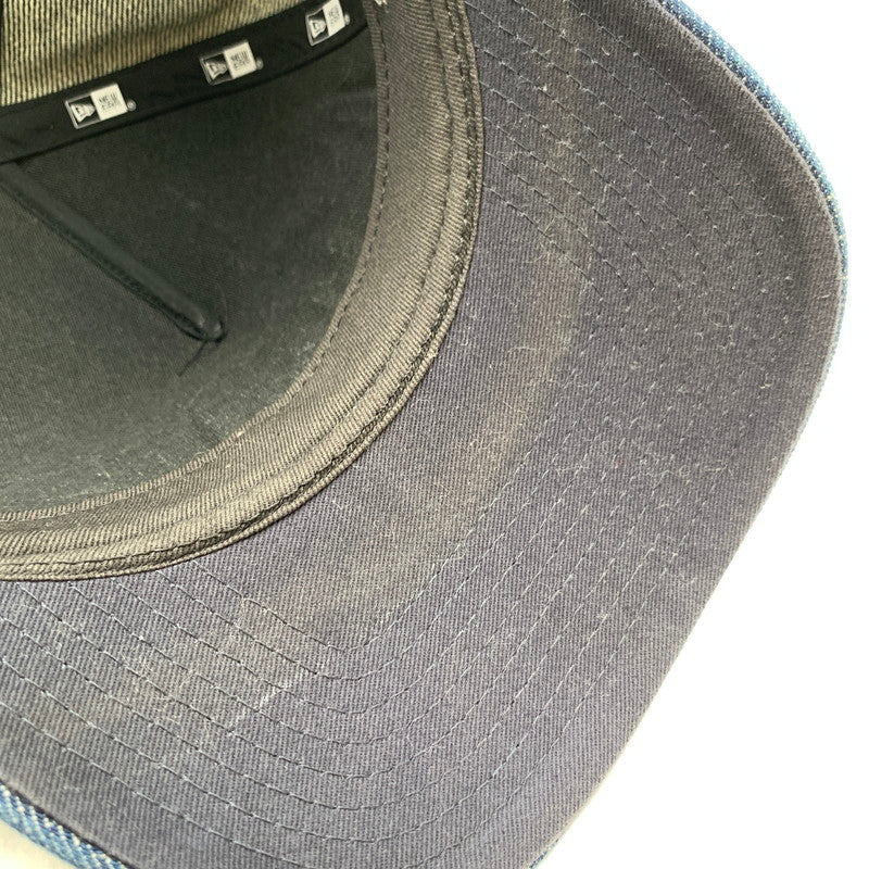 【中古品】【メンズ】 NEWERA ニューエラ 9FORTY CAP INDIGO A-FRAME NYC 帽子 キャップ ※汚れあり 185-260811-io-52-fuzh カラー：インディゴ 万代Net店