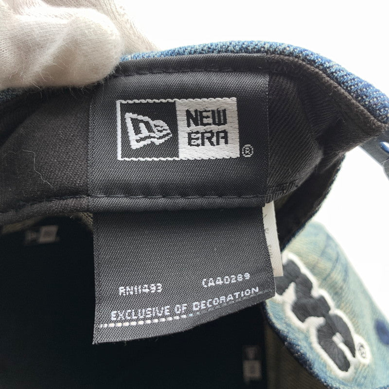 【中古品】【メンズ】 NEWERA ニューエラ 9FORTY CAP INDIGO A-FRAME NYC 帽子 キャップ ※汚れあり 185-260811-io-52-fuzh カラー：インディゴ 万代Net店