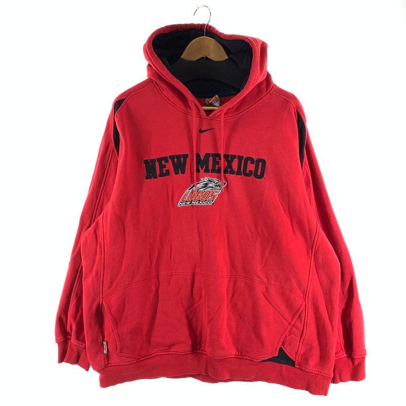 【中古品】【メンズ】 NIKE ナイキ TEAM PARKA チームパーカー フーディー ブランド 古着 145-260926-gm-41-fuzh サイズ：XL カラー：レッド 万代Net店
