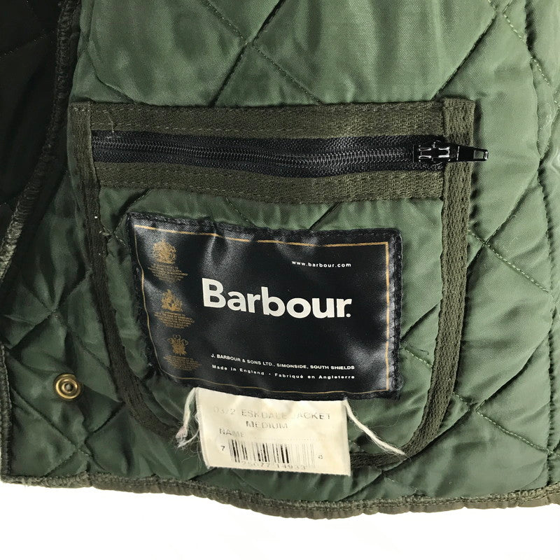 【中古品】【メンズ】 BARBOUR バブアー ESKDALE JACKET エスクデール キルティング ジャケット KHAKI サイズ不明 ※使用感あり 145-260811-io-39-fuzh カラー：カーキ 万代Net店