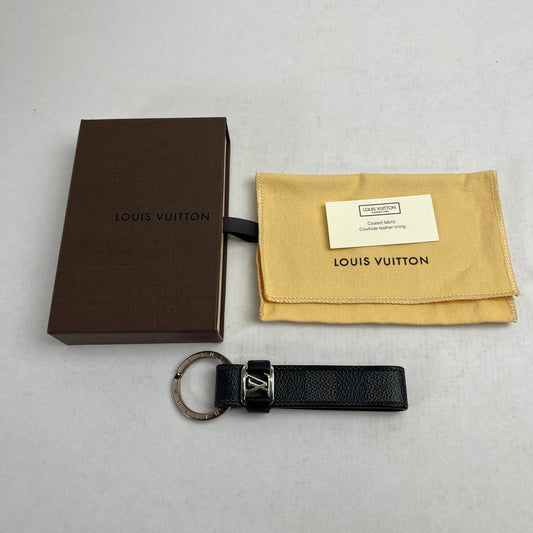 【中古品】【レディース】 LOUIS VUITTON ルイヴィトン M62706 LVドラゴンヌ ダミエグラフィットキャンバス キーホルダー BLACK 保存袋・箱有 ※使用感あり 179-260811-io-03-fuzh 万代Net店