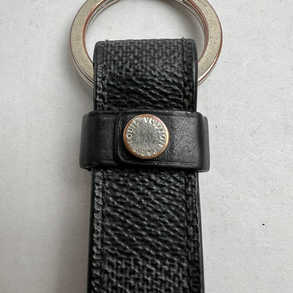 【中古品】【レディース】 LOUIS VUITTON ルイヴィトン M62706 LVドラゴンヌ ダミエグラフィットキャンバス キーホルダー BLACK 保存袋・箱有 ※使用感あり 179-260811-io-03-fuzh 万代Net店