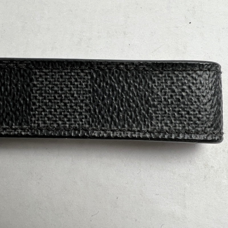 【中古品】【レディース】 LOUIS VUITTON ルイヴィトン M62706 LVドラゴンヌ ダミエグラフィットキャンバス キーホルダー BLACK 保存袋・箱有 ※使用感あり 179-260811-io-03-fuzh 万代Net店