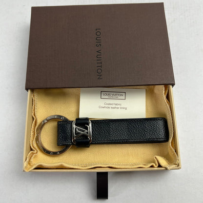 【中古品】【レディース】 LOUIS VUITTON ルイヴィトン M62706 LVドラゴンヌ ダミエグラフィットキャンバス キーホルダー BLACK 保存袋・箱有 ※使用感あり 179-260811-io-03-fuzh 万代Net店