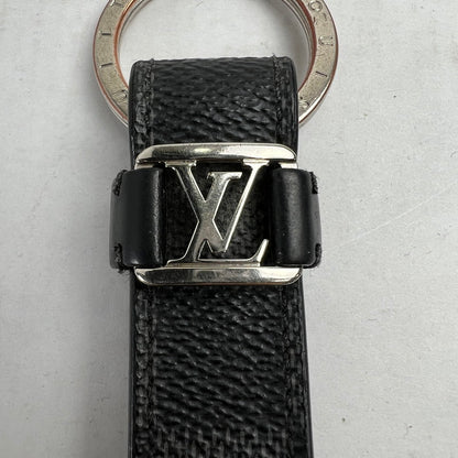 【中古品】【レディース】 LOUIS VUITTON ルイヴィトン M62706 LVドラゴンヌ ダミエグラフィットキャンバス キーホルダー BLACK 保存袋・箱有 ※使用感あり 179-260811-io-03-fuzh 万代Net店