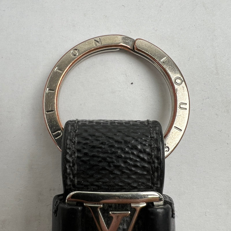 【中古品】【レディース】 LOUIS VUITTON ルイヴィトン M62706 LVドラゴンヌ ダミエグラフィットキャンバス キーホルダー BLACK 保存袋・箱有 ※使用感あり 179-260811-io-03-fuzh 万代Net店